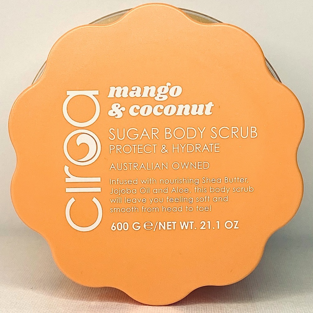 Ciroa Mango & Coconut Sugar Body Scrub – Hydrating Mango (600g)